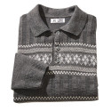 Pull-polo jacquard intarsia
