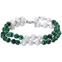 Le bracelet perles et malachites