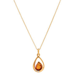 Le pendentif goutte d’ambre