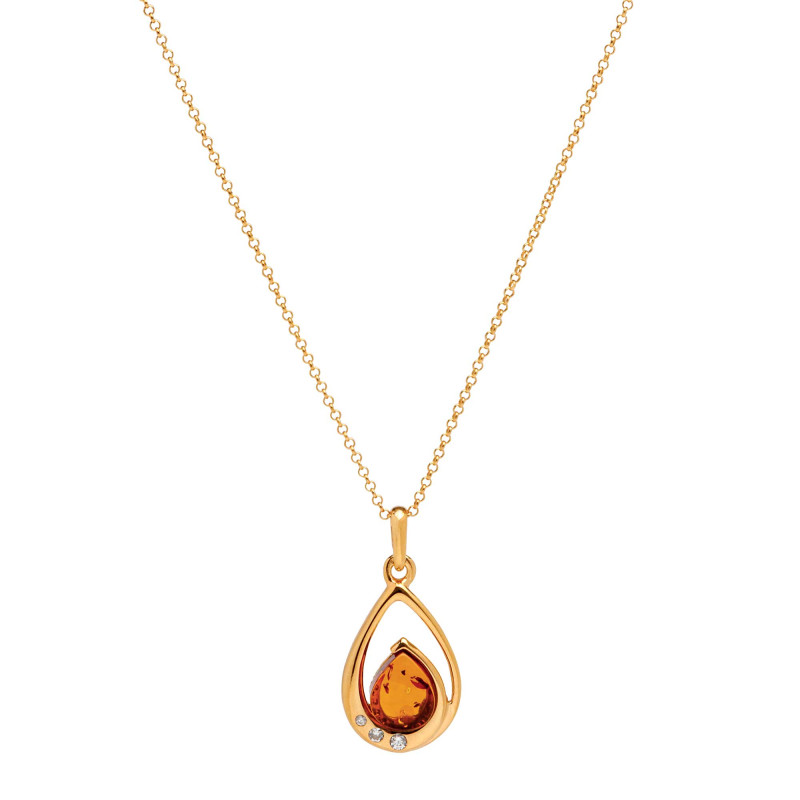 Le pendentif goutte d’ambre