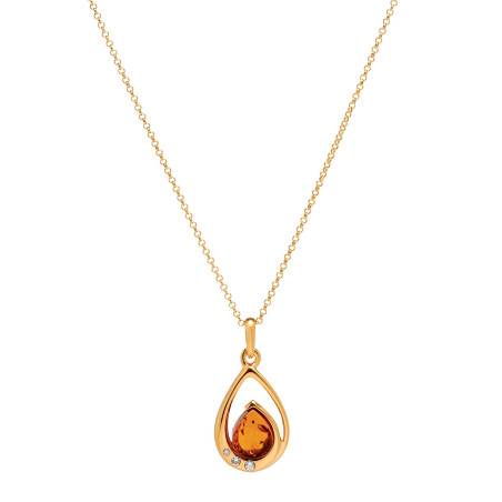 Le pendentif goutte d’ambre