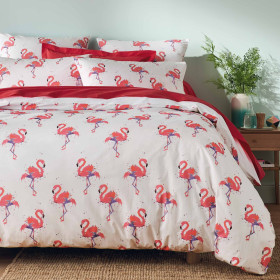 Taie d'oreiller Flamingo BlanClarence® (2)