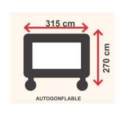 Écran gonflable géant