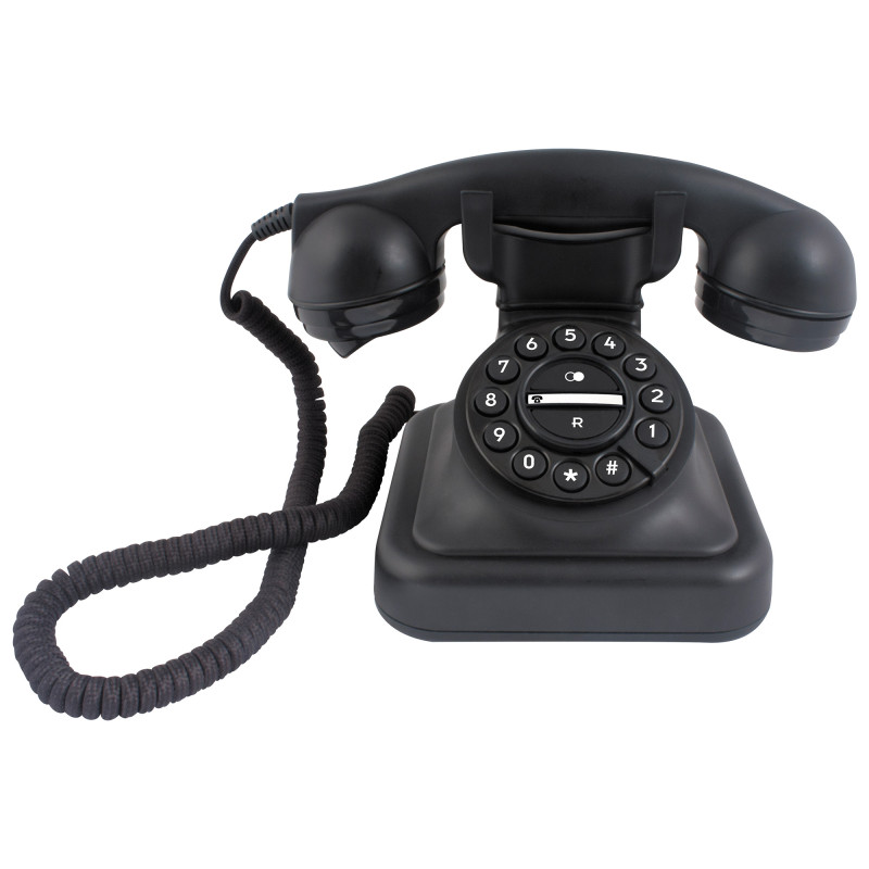 Téléphone filaire rétro