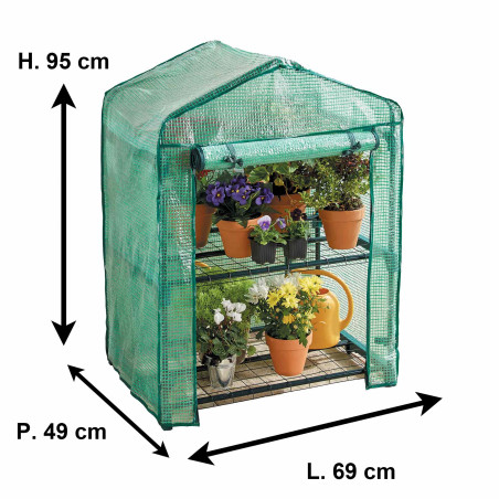 Serre-étagère de jardin