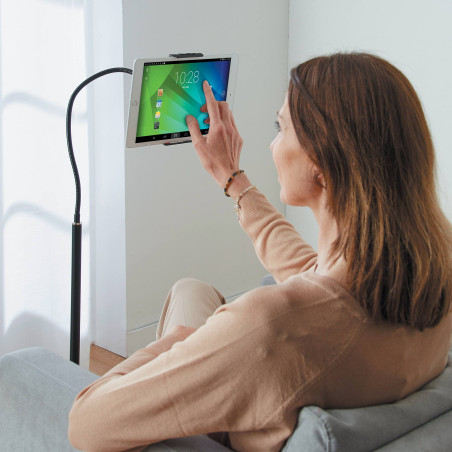 Support tablette et téléphone sur pied