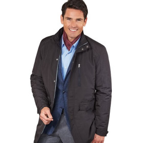 Autocoat Thermique Fashion, Tour de poitrine : M (96/100), Couleur : Noir, par l’Homme Moderne.