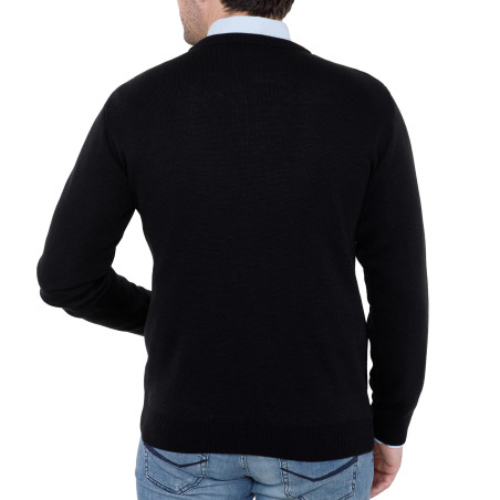 Pull jacquard amincissant - les 2