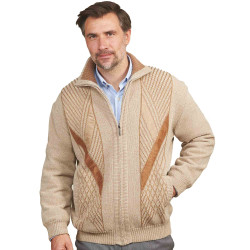 Gilet jacquard velours (7)