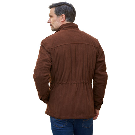 Veste saharienne velours