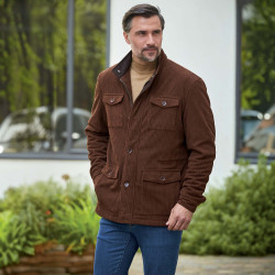 Veste saharienne velours