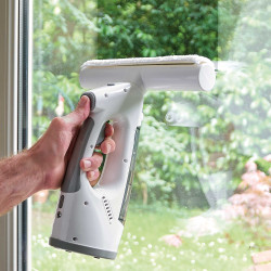 Aspi-vitres télescopique rechargeable