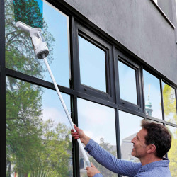 Aspi-vitres télescopique rechargeable