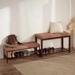 Double banc coulissant