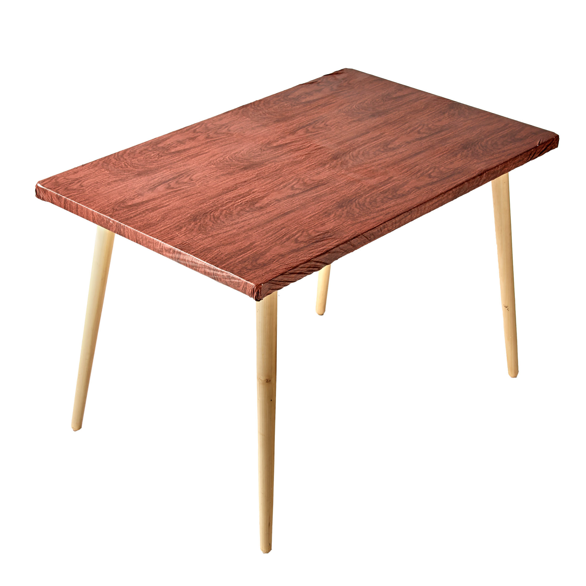 Toile cirée "bois" rectangulaire