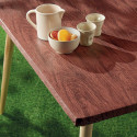 Toile cirée "bois" rectangulaire
