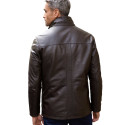 Parka cuir multipoche Pierre Clarence (3)