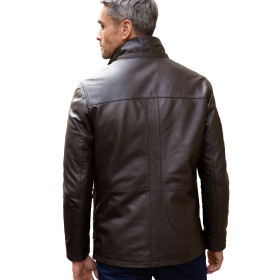 Parka cuir multipoche Pierre Clarence (3)