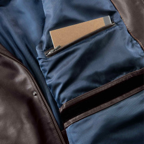 Parka cuir multipoche Pierre Clarence (6)