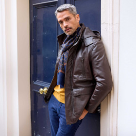 Parka cuir multipoche Pierre Clarence (7)