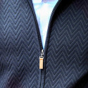 Blouson maille chevrons