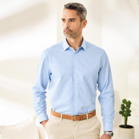 Chemise héritage sans repassage carreaux