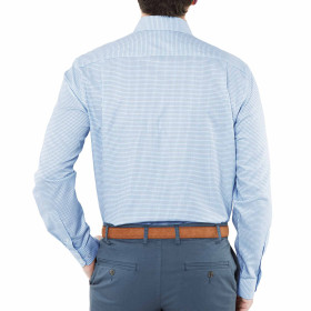 Chemise héritage sans repassage carreaux