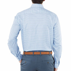 Chemise héritage sans repassage carreaux