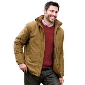 Parka Ripstop Harryland, Tour de poitrine : L (104/108), Couleur : Camel, par l’Homme Moderne.