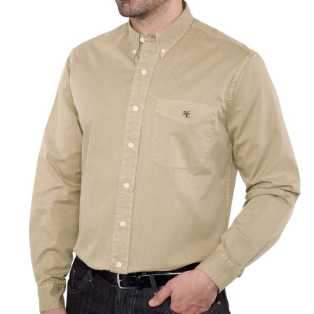 Chemise twill lavé Harryland