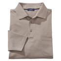 Polo Coton Fil d’Écosse Pierre Clarence Beige