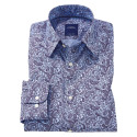 Chemise cachemire-blue