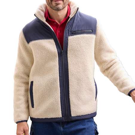 Blouson sherpa