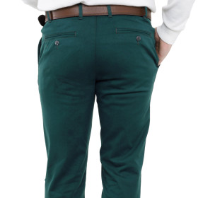 Pantalon gabardine sapin