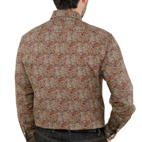 Chemise imprimé cachemire Pierre Clarence