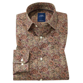 Chemise imprimé cachemire Pierre Clarence