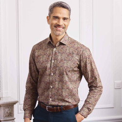 Chemise imprimé cachemire Pierre Clarence