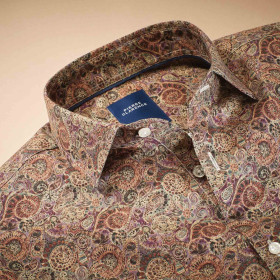 Chemise imprimé cachemire Pierre Clarence