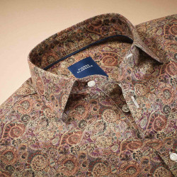 Chemise imprimé cachemire Pierre Clarence