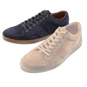 Sportings Cuir Velours, Pointure : 40, Couleur : Marine, par l’Homme Moderne.