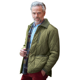 Veste matelassée Harryland, Tour de poitrine : 3XL (128/132), Couleur : Vert, par l’Homme Moderne.