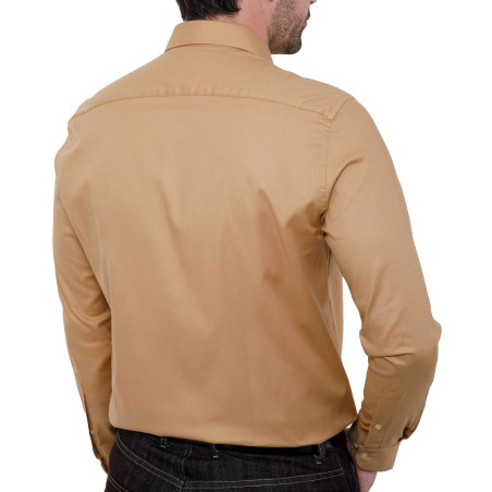 Chemise coton extensible