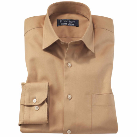 Chemise coton extensible