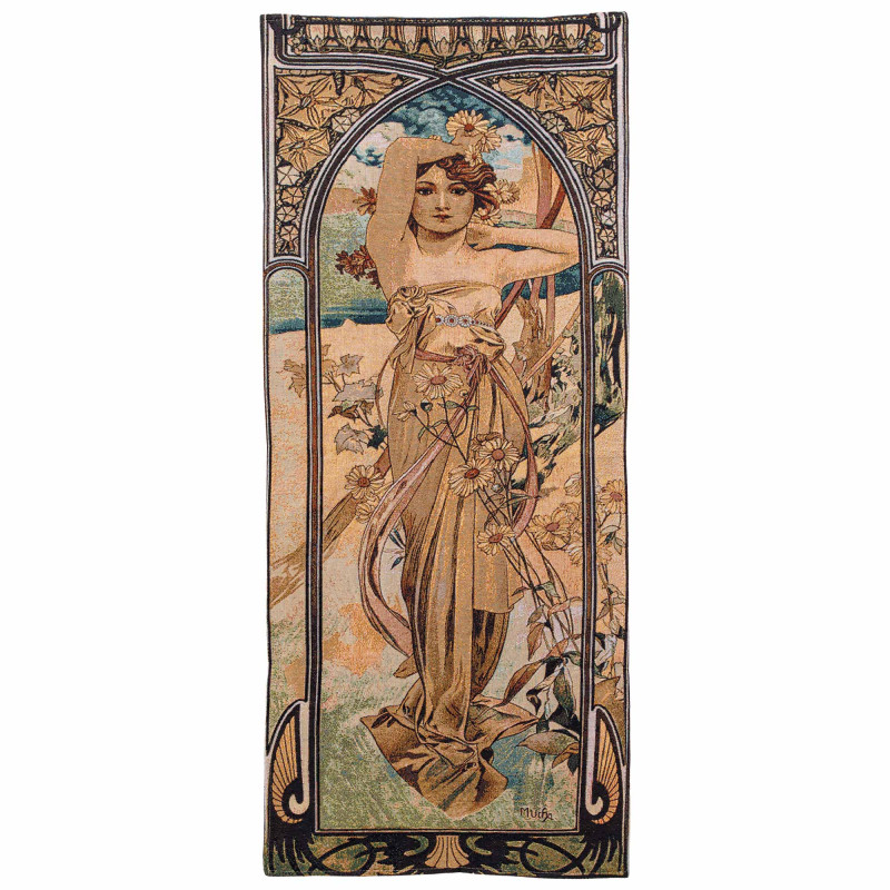 La tapisserie Éclat du jour de Mucha