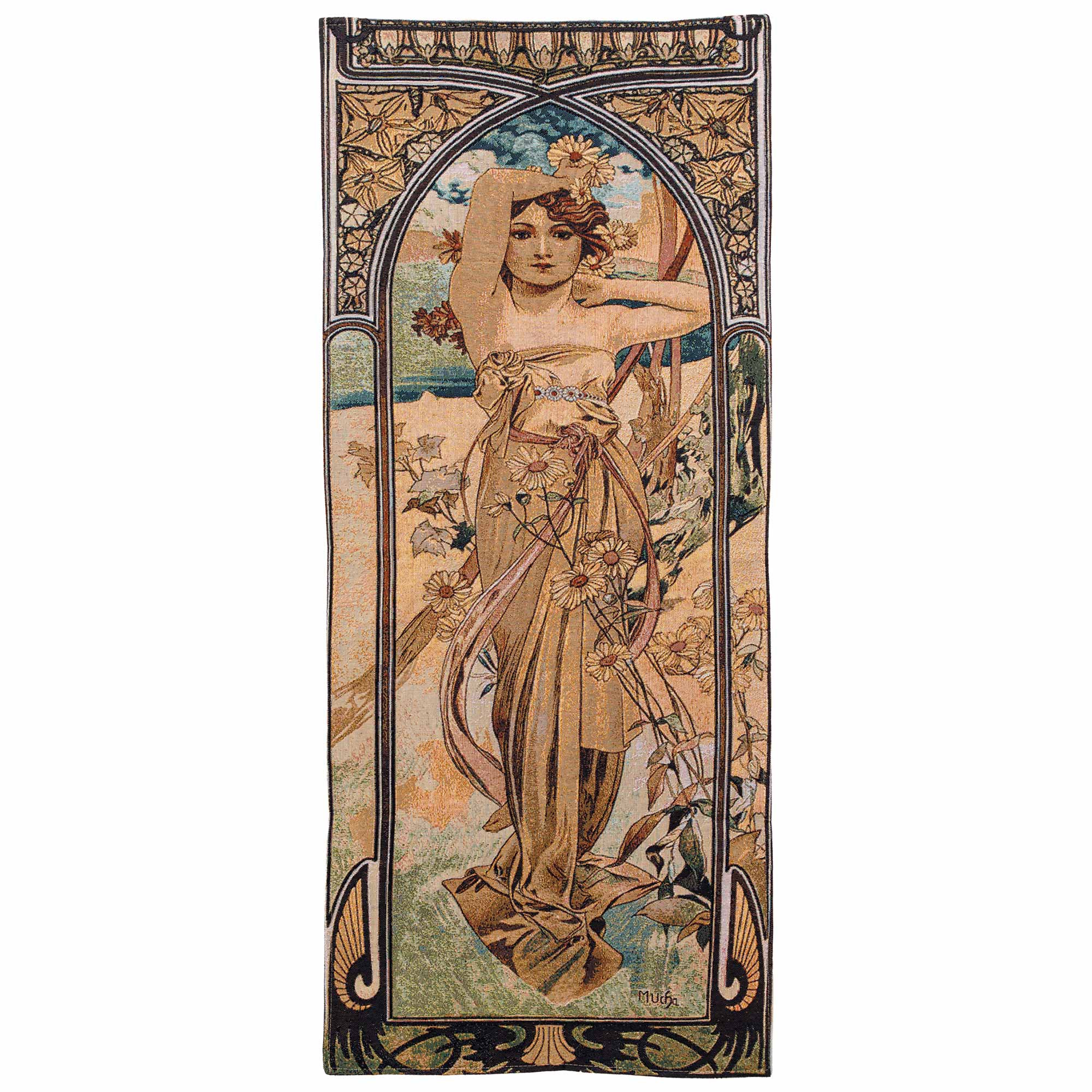 La tapisserie Éclat du jour de Mucha