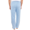 Pantalon détente coton rayé