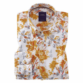Chemise imprimée curcuma