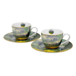 Deux tasses Champ de blé de Van Gogh