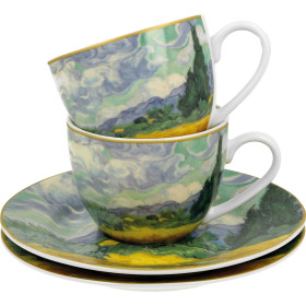 Deux tasses Champ de blé de Van Gogh