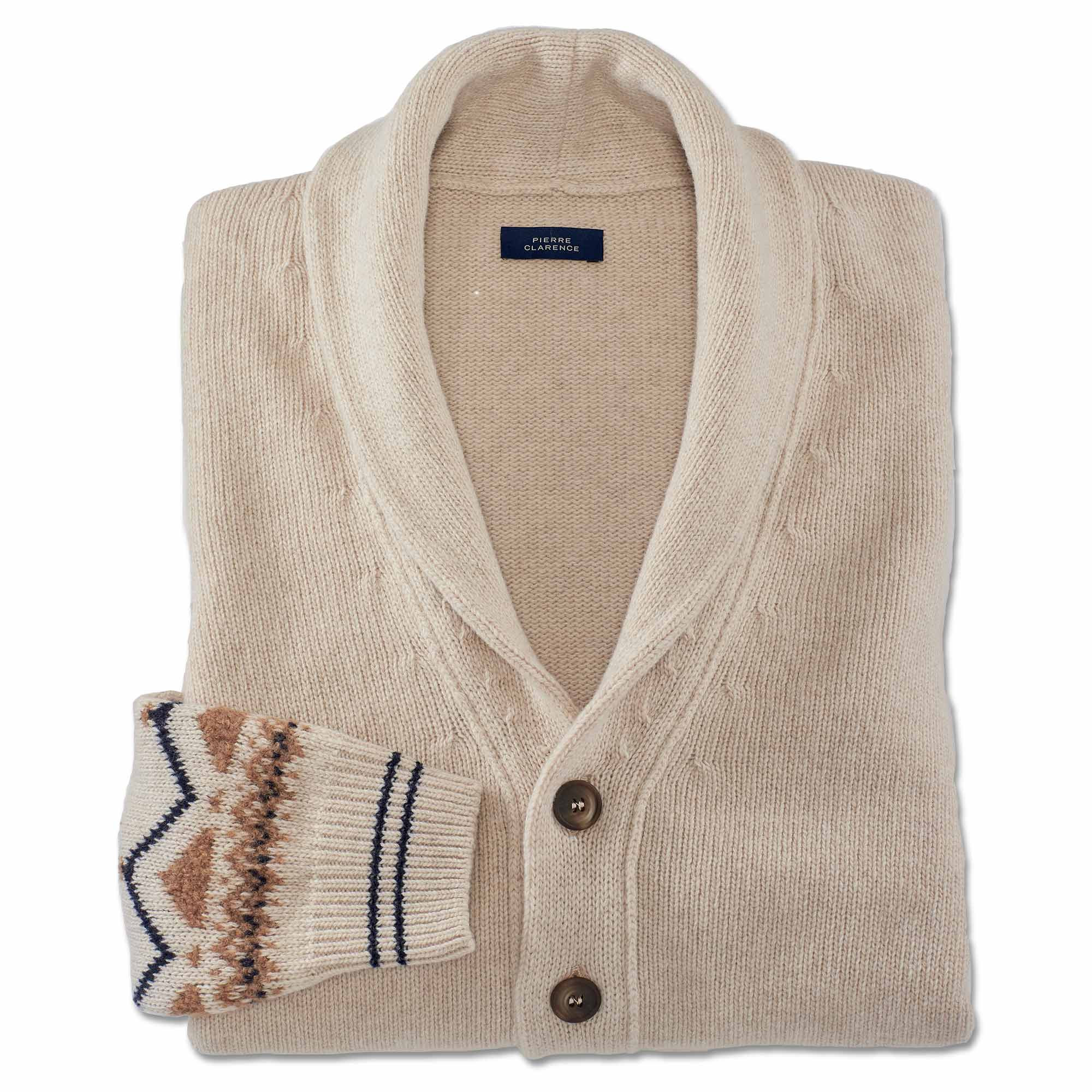 Gilet Jacquard laine Pierre Clarence